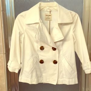 Lightweight cotton 3/4 sleeve coat